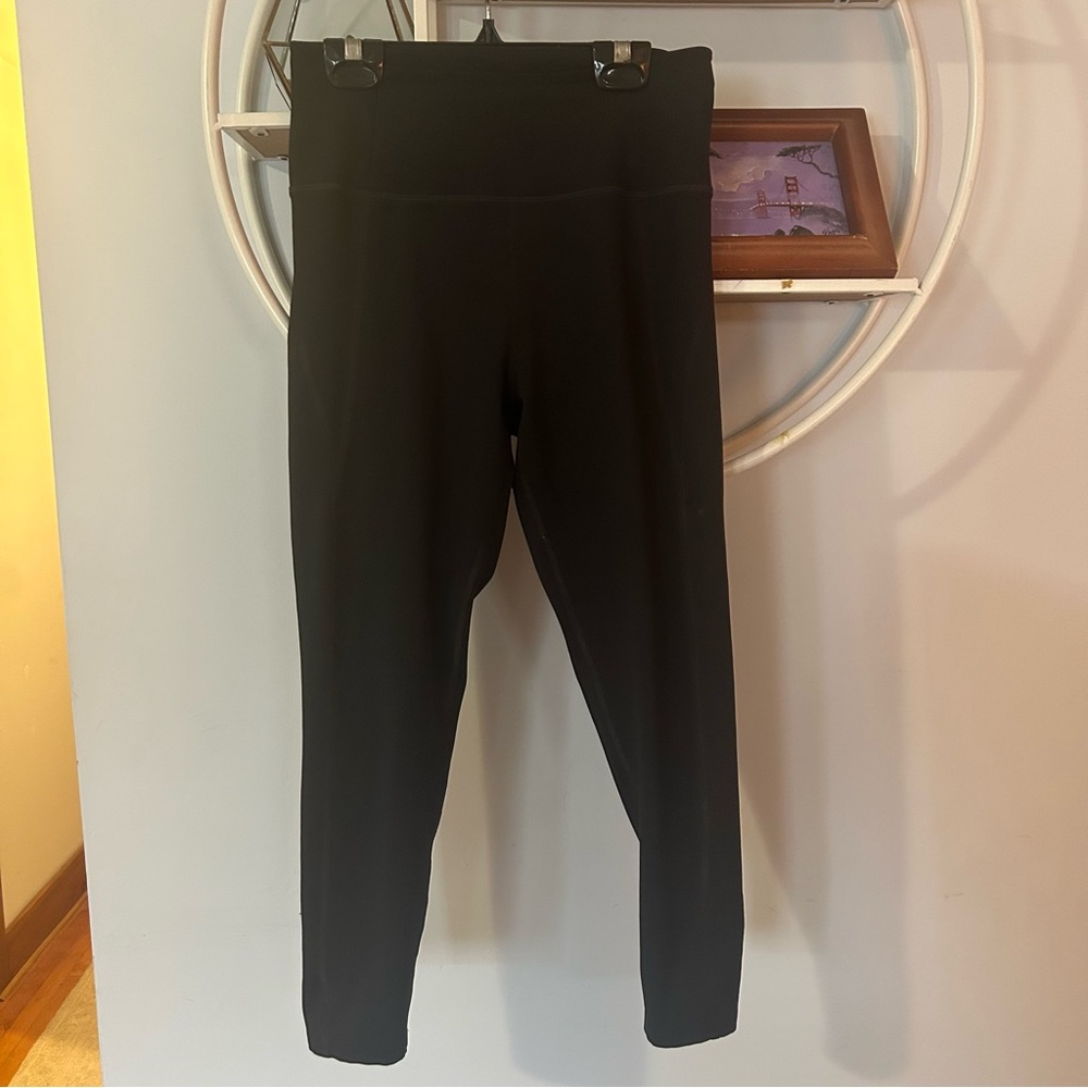 Girlfriend Collective Women’s Medium M Black Leggings Pants Pockets